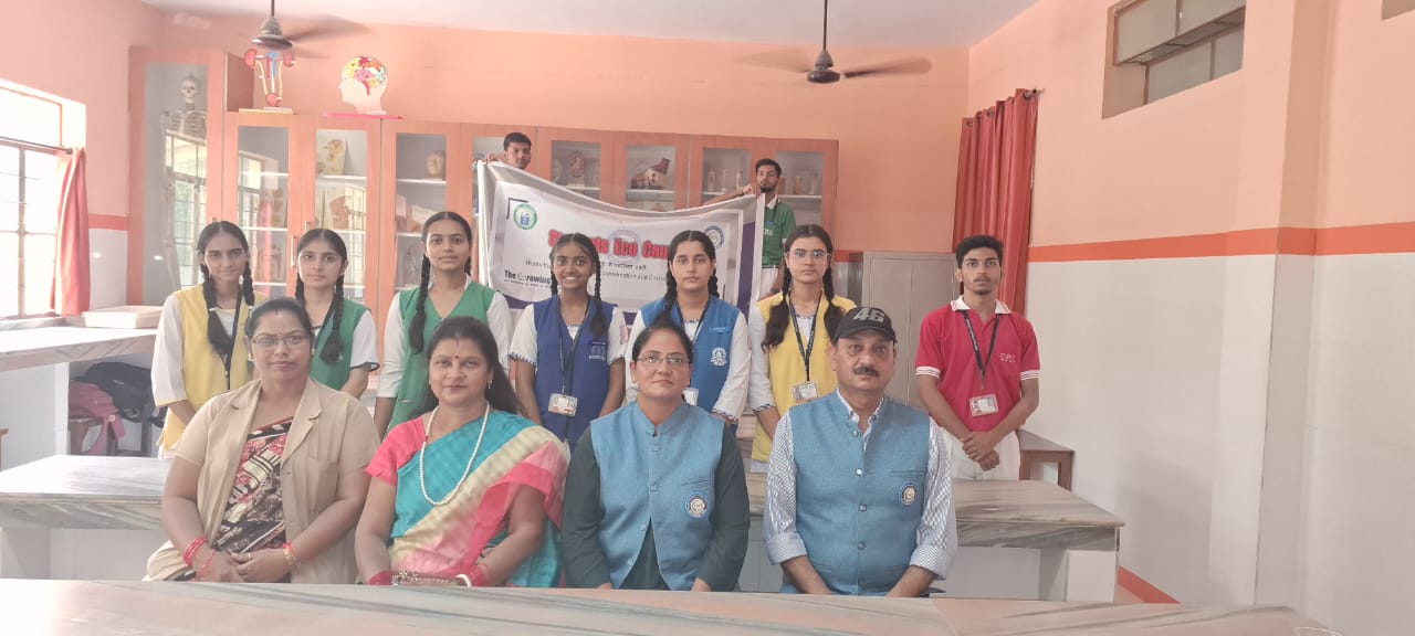 MEETING FOR ENVIROMENT WITH STUDENT COUNCIL OF TAXSHILA PUBLIC SCHOOL